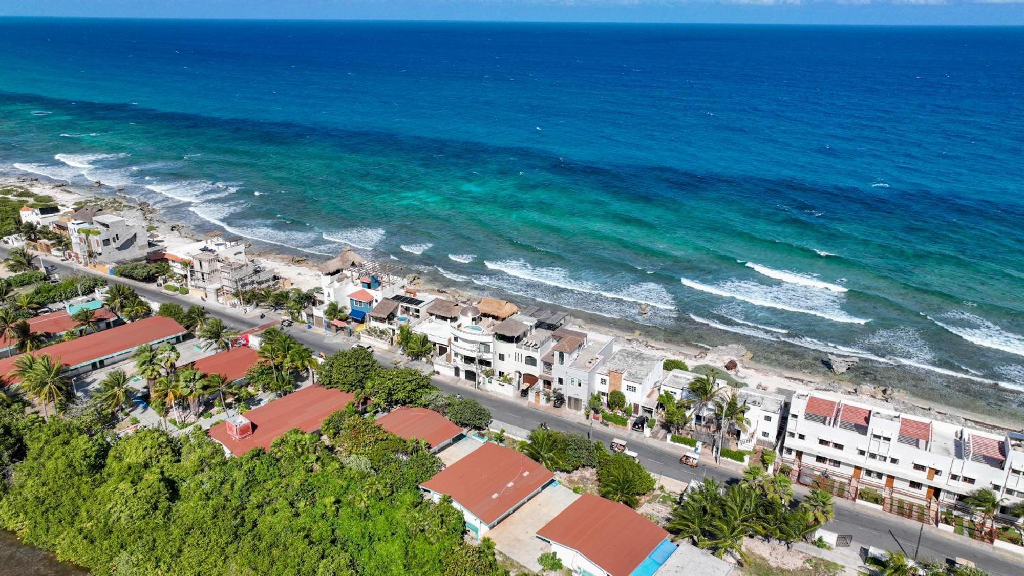 Casa Javi- Ocean Front Located Mid Isla Mujeres Villa Exterior foto