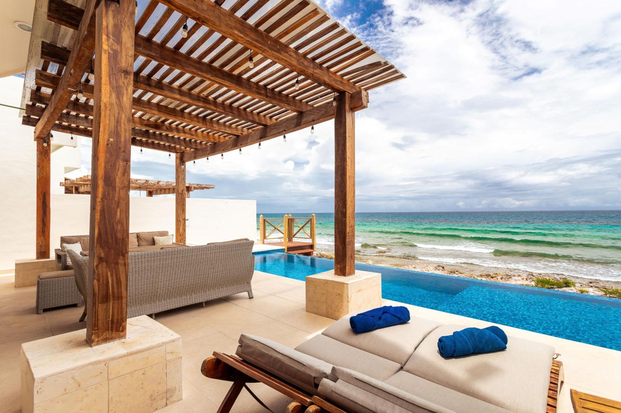 Casa Javi- Ocean Front Located Mid Isla Mujeres Villa Exterior foto