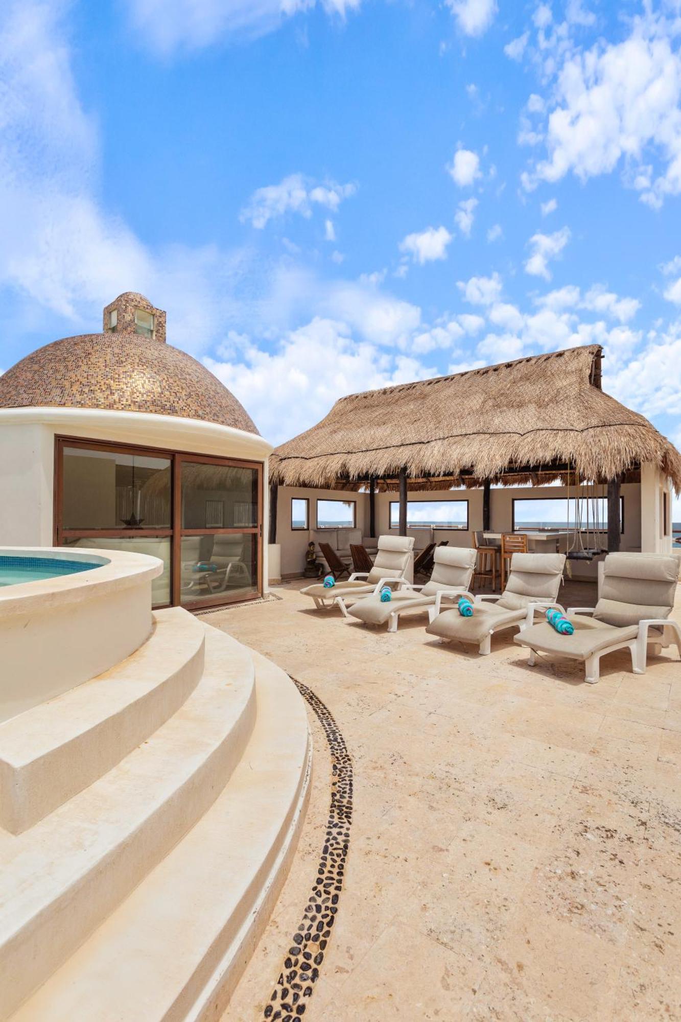 Casa Javi- Ocean Front Located Mid Isla Mujeres Villa Exterior foto