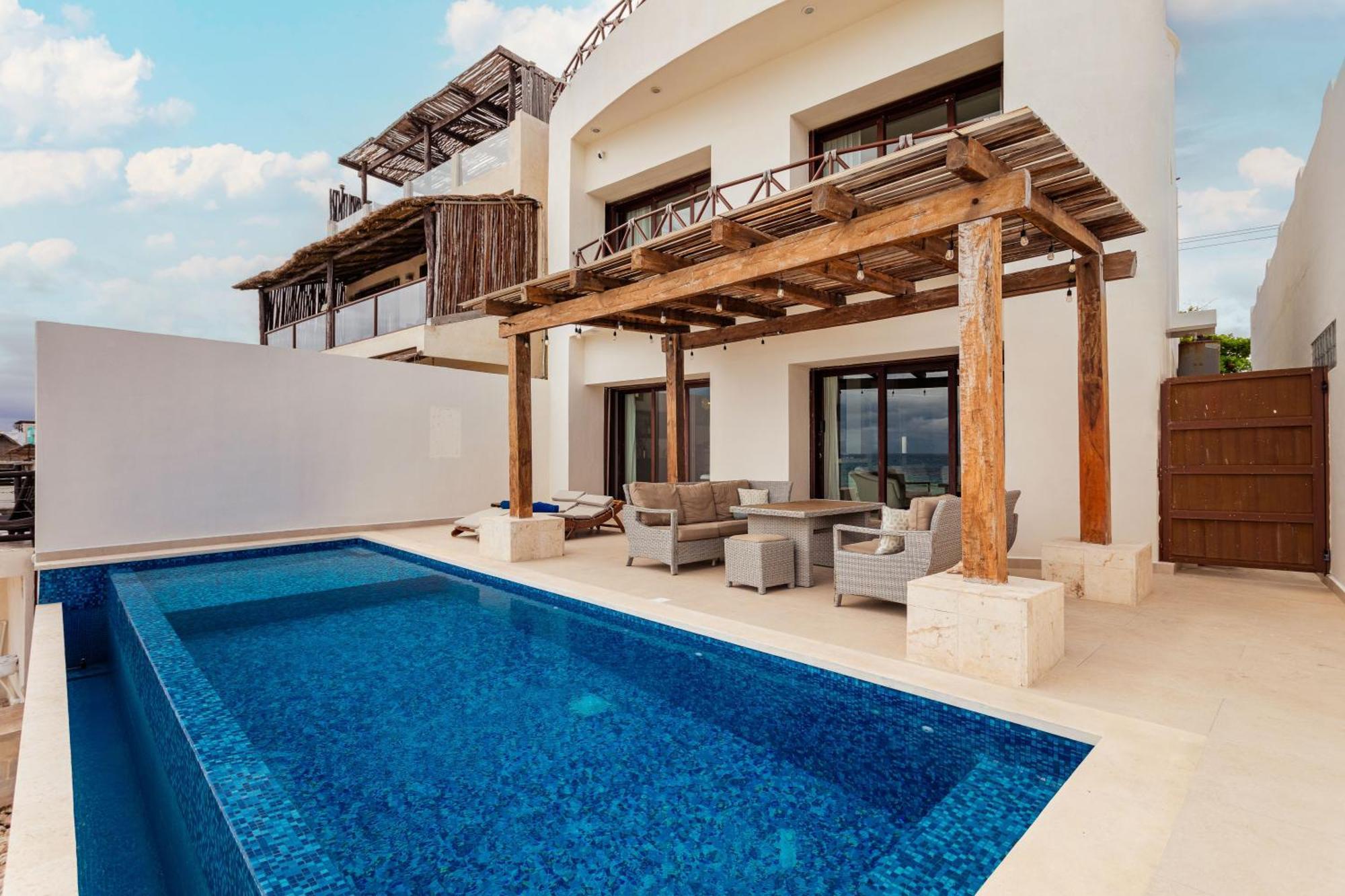 Casa Javi- Ocean Front Located Mid Isla Mujeres Villa Exterior foto