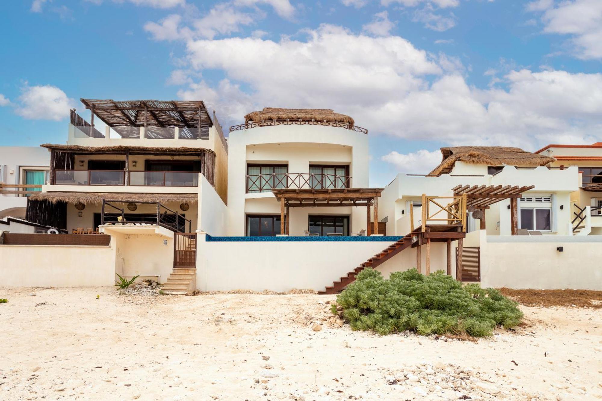 Casa Javi- Ocean Front Located Mid Isla Mujeres Villa Exterior foto